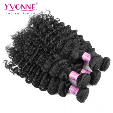 Gros Remy de cheveux humains Weave naturelle crue vierge cheveux indiens